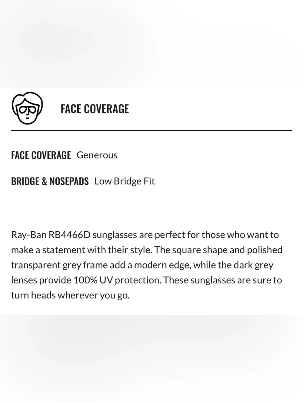 Ray-Ban Gray RB4466D Sunglasses